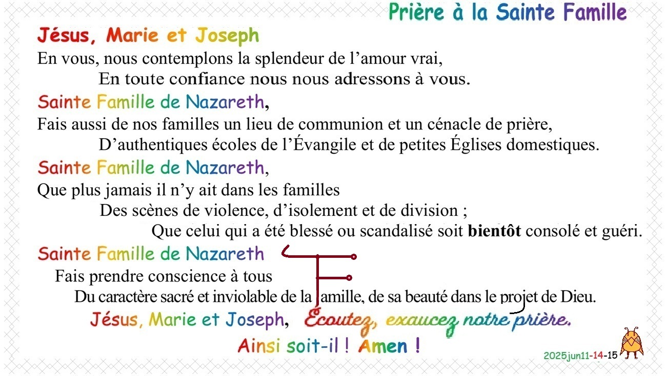 priereSteFamille priereSteFamille